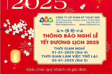 THÔNG BÁO NGHỈ TẾT DƯƠNG LỊCH 2025