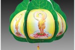 LỒNG ĐÈN PHẬT ĐẢN SÁU CÁNH HOA ĐỎ